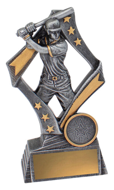 Flag Female Softball Trophy 3 Sizes