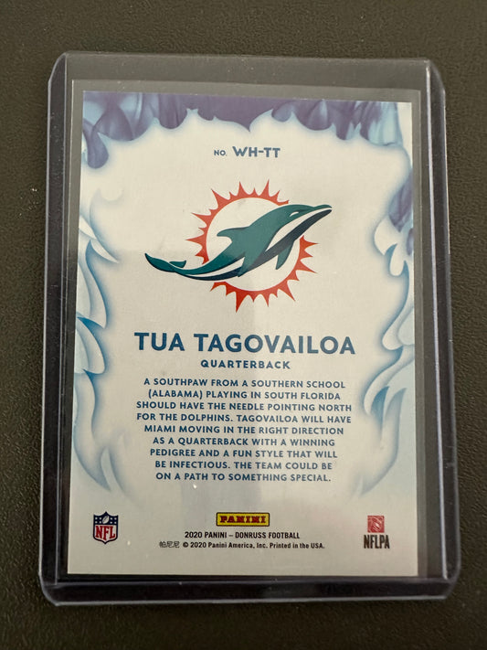 2020 Panini Donruss TUA TAGOVAILOA White Hot Rookies RC #WH-TT
