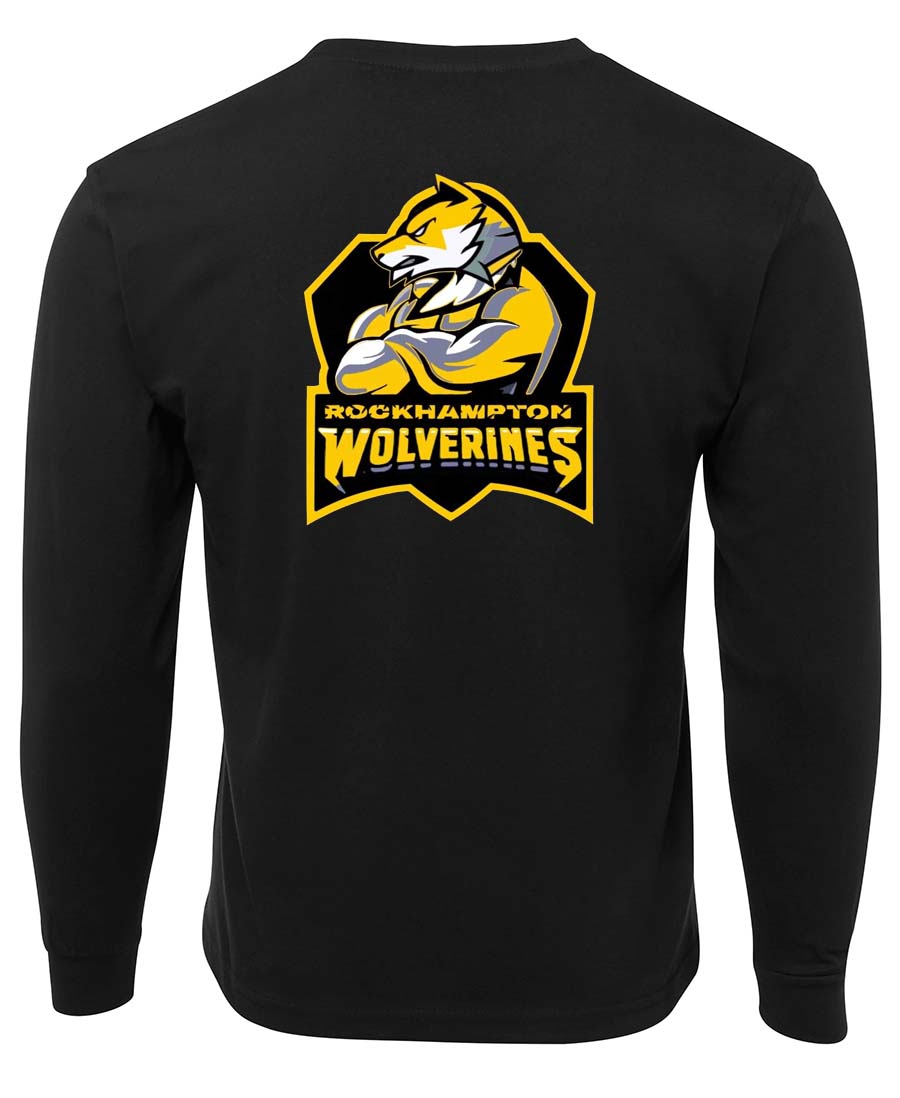 Rockhampton Wolverines Long Sleeve Double sided T-shirt