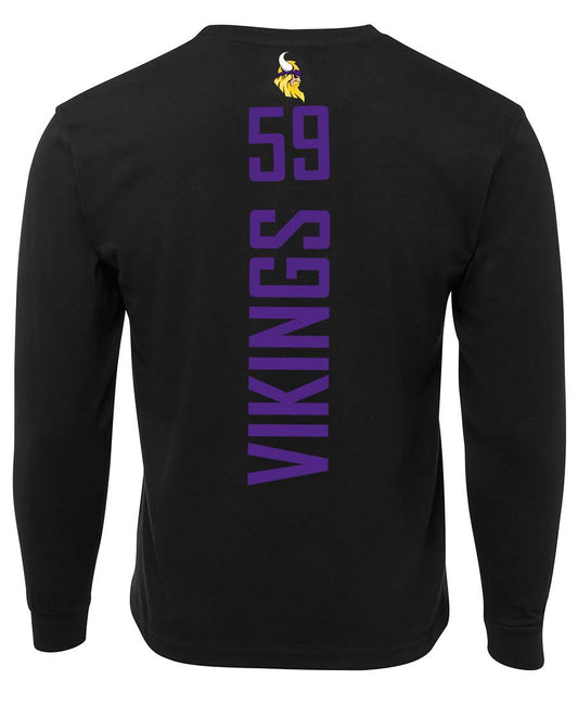 Southern Vikings Double Sided Long Sleeved T-Shirt