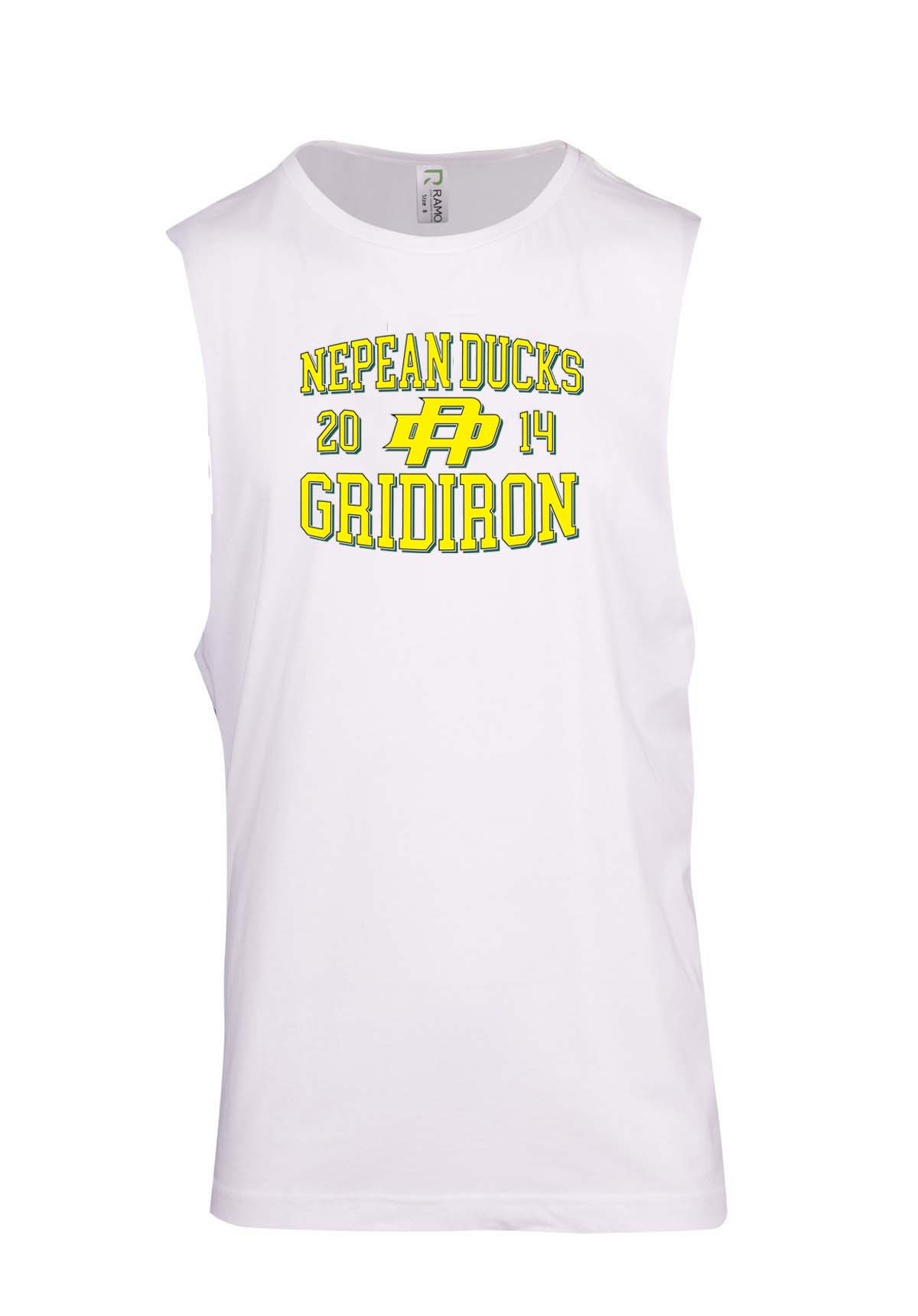 Nepean Ducks Est 2014 Logo Muscle Tee