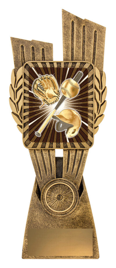 Antique Gold Lynx Baseball / Softball Trophy 4 Sizes