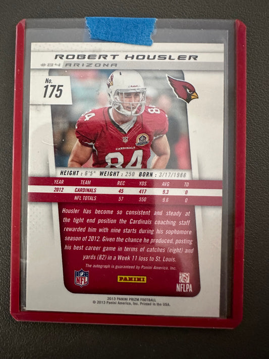 Panini Prizm Robert Housler Auto Arizona Cardinals