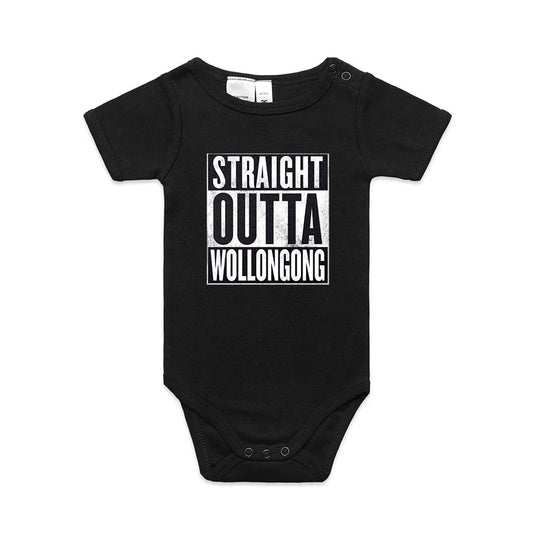 Wollongong Mustang Straight Outta Wollongong Baby One Piece