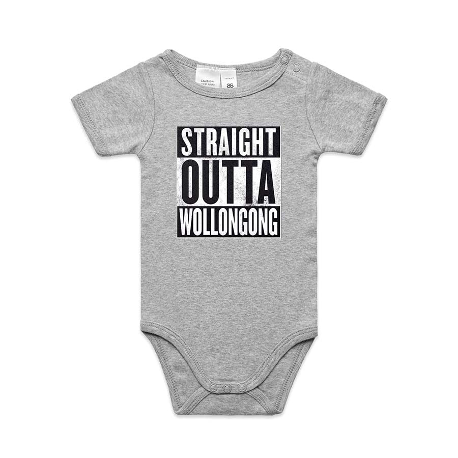 Wollongong Mustang Straight Outta Wollongong Baby One Piece