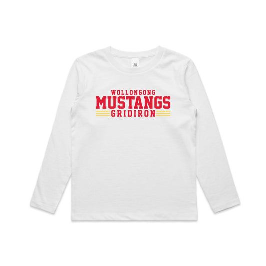 Wollongong Mustangs Kids Log Sleeve T-Shirt