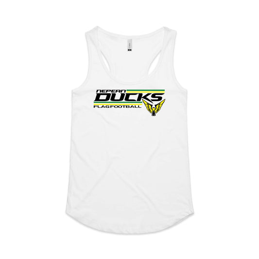 Nepean Ducks Flag Football Women's Racer back Singlet