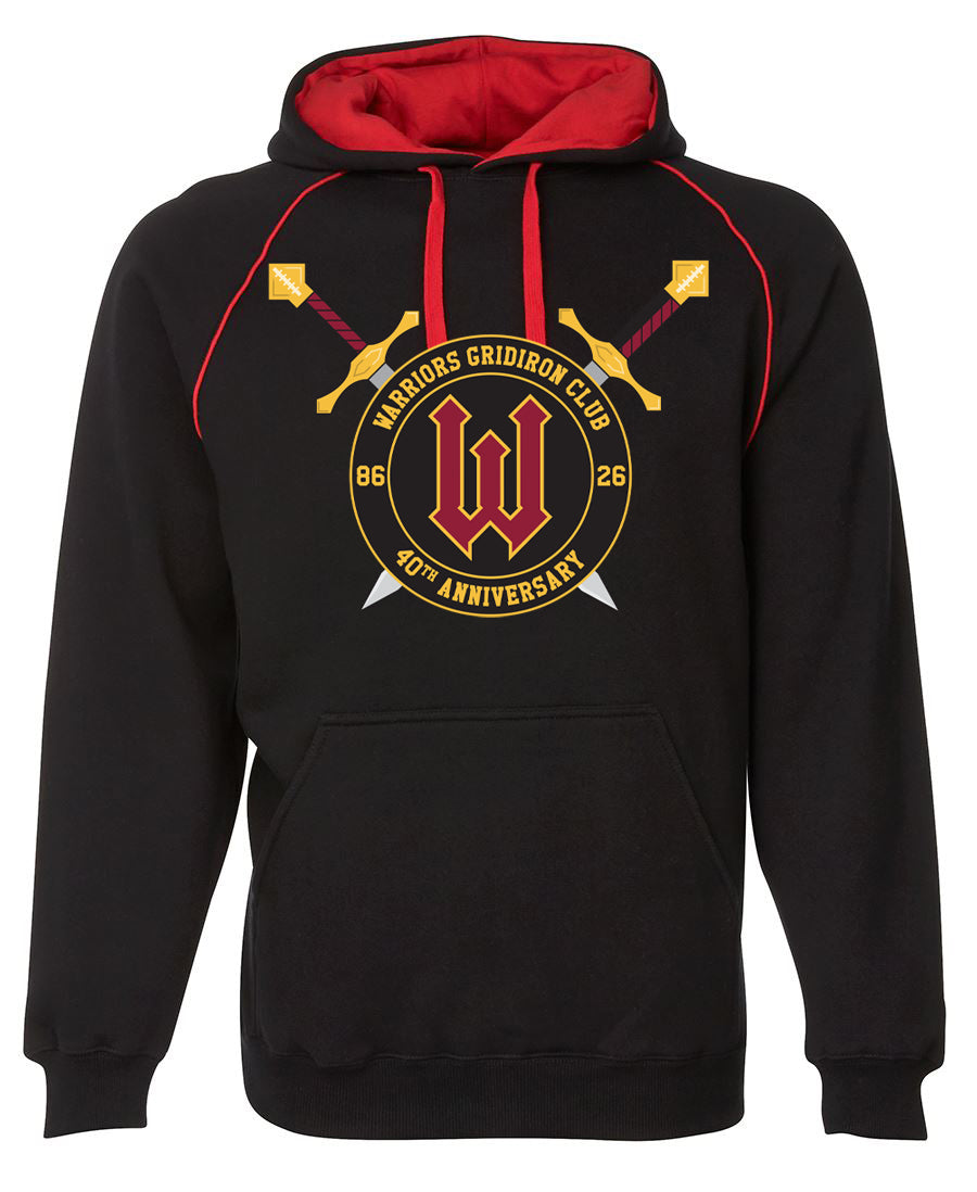 Warriors 40th Hoodie - Black