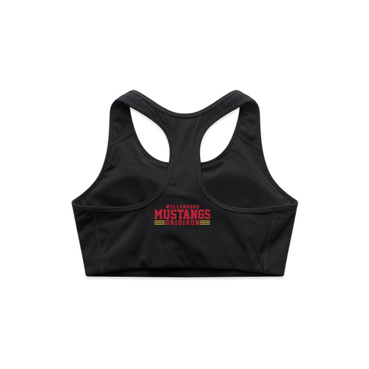 Wollongong Mustangs Active Bra Top