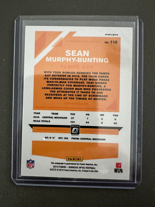 SEAN MURPHY BUNTING 2019 PANINI DONRUSS OPTIC RATED ROOKIE BRONZE PRIZM AUTO SP