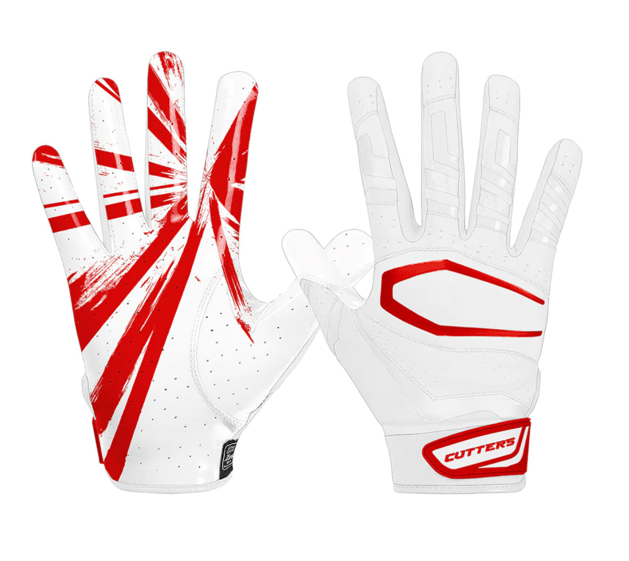 BURST REV PRO 3.0 RECEIVER GLOVES RED X-LARGE ONLY