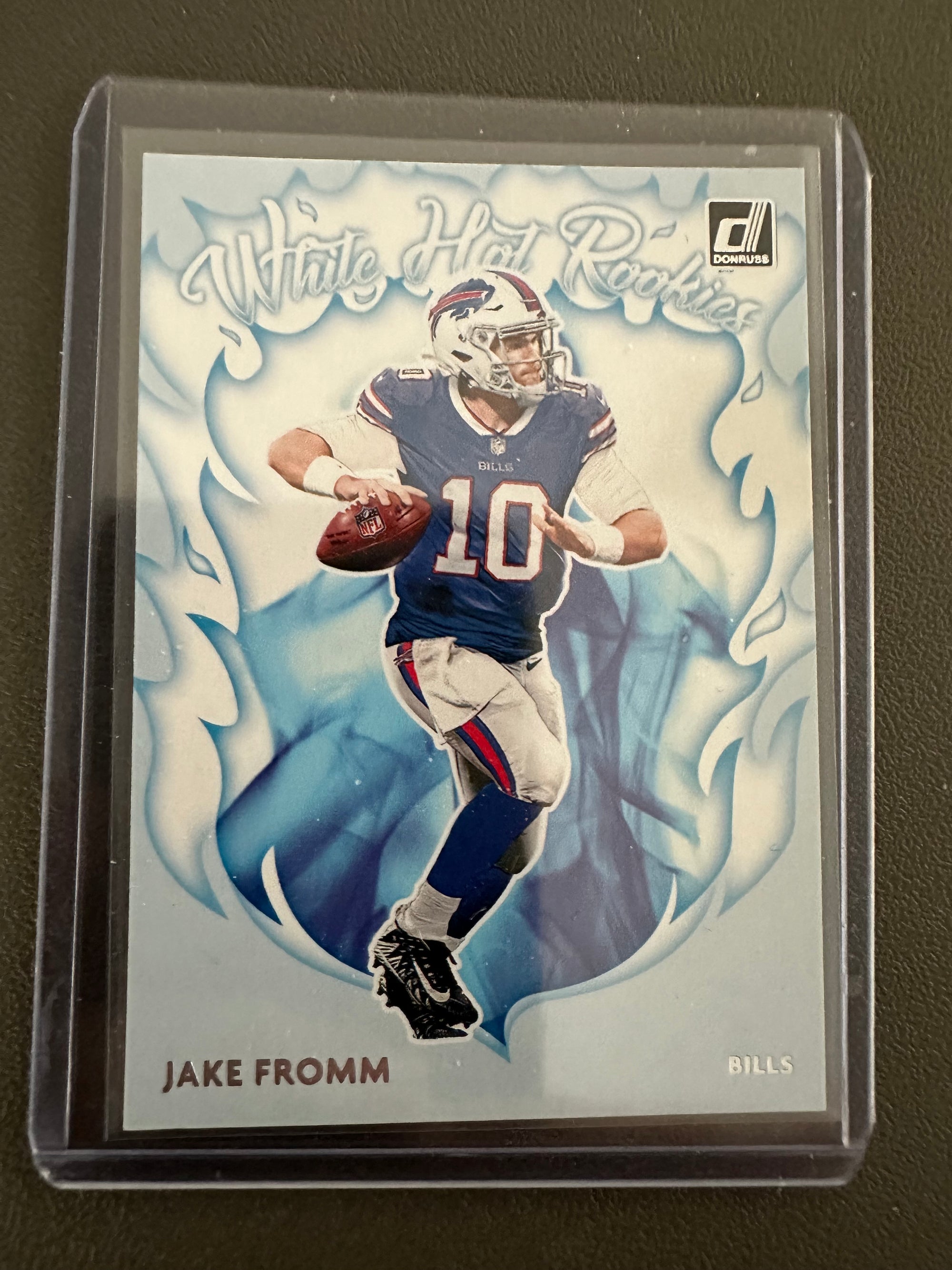 2020 Panini Donruss White Hot Rookies Jake Fromm #WH-JF Rookie RC