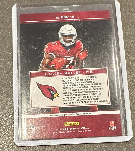 2019 Donruss Elite Series Hakeem Butler Auto 67/99