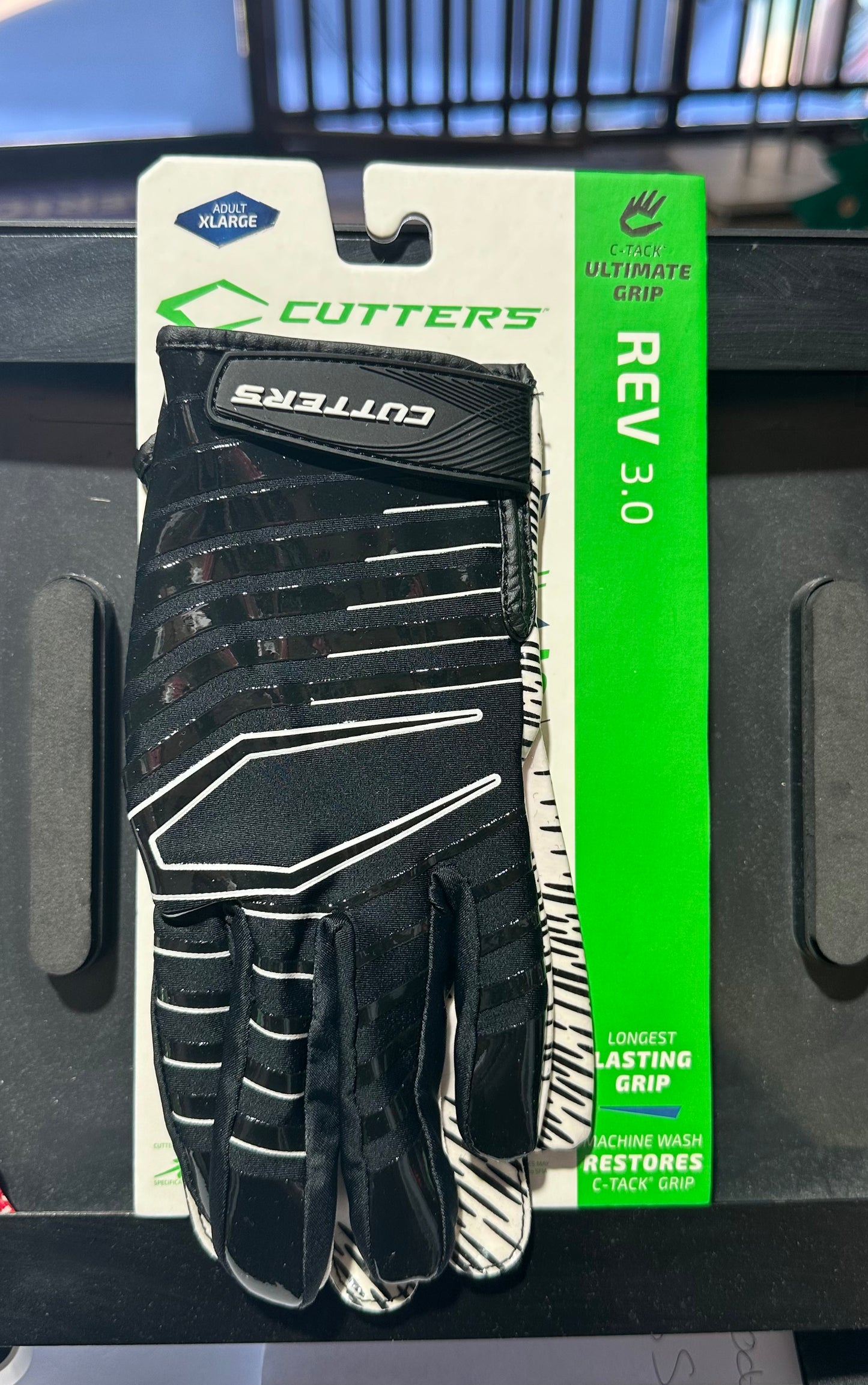 REV PRO 3.0 RECEIVER GLOVES BLACK XL only