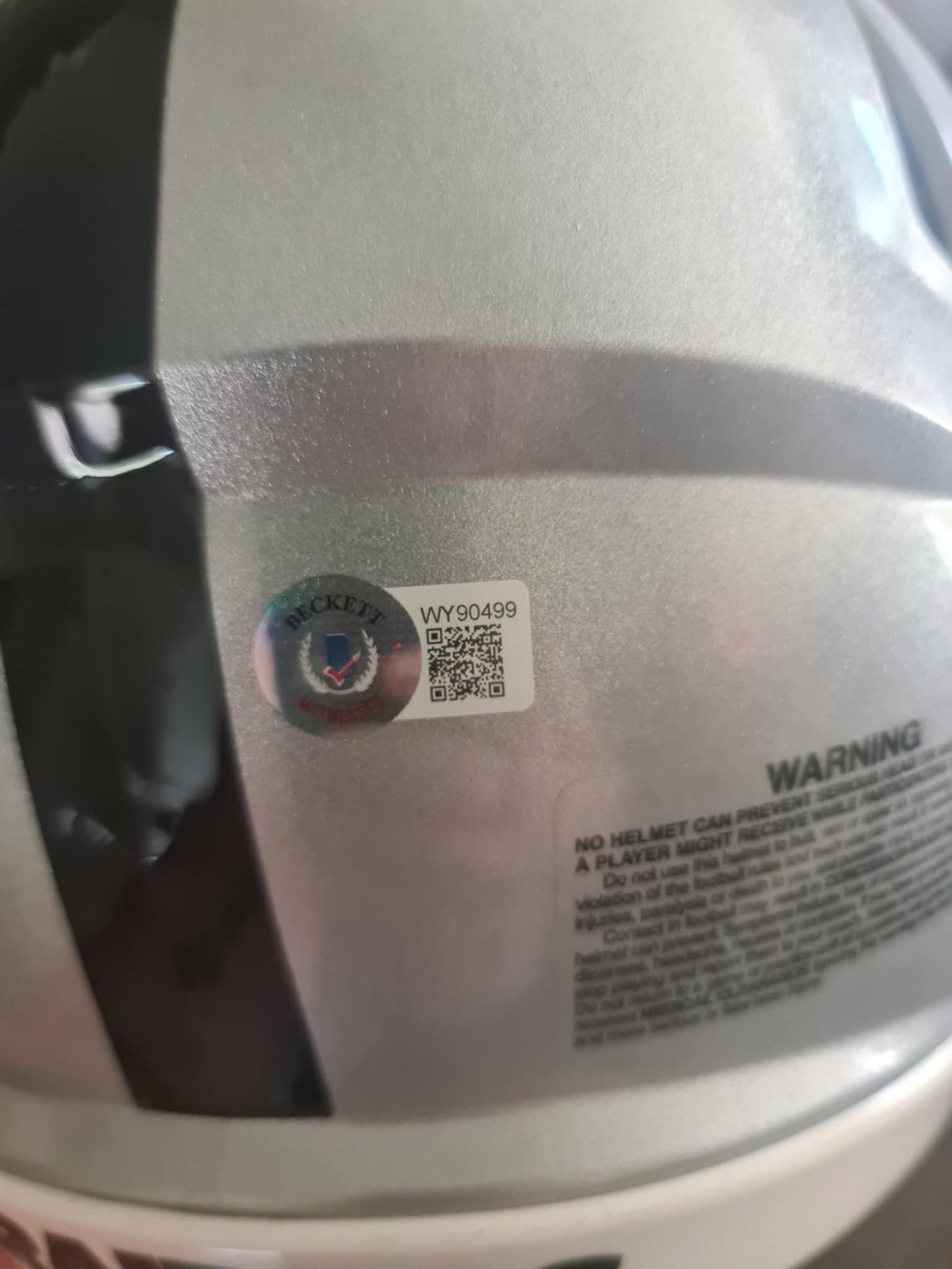 Devante Adams Signed LV Raiders Helmet