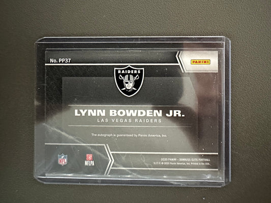 2020 Donruss Elite Pen Pals RC Auto Lynn Bowden Jr. #PP37
