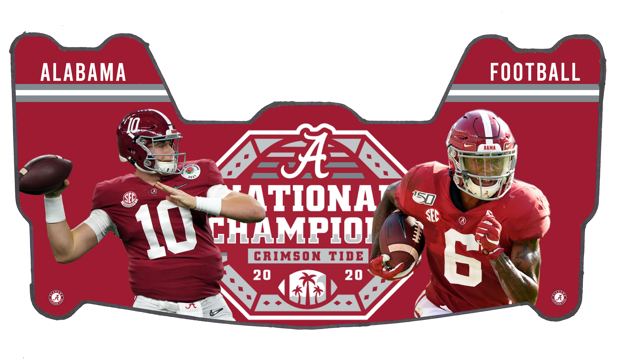Alabama National Champs Themed Custom Visor