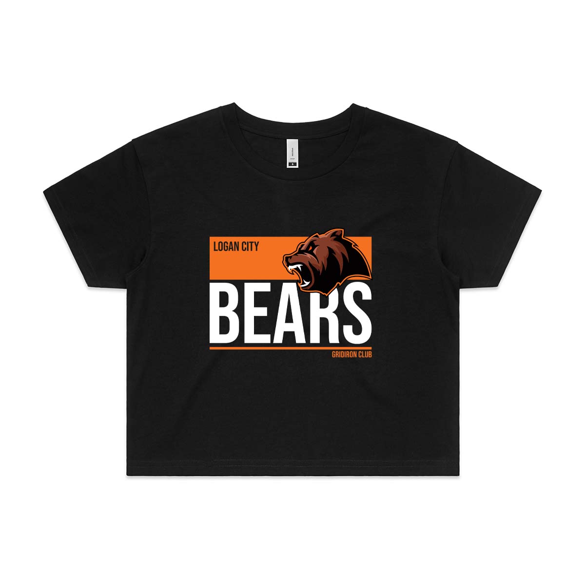 Logan City Bears Cropped T-shirt box design