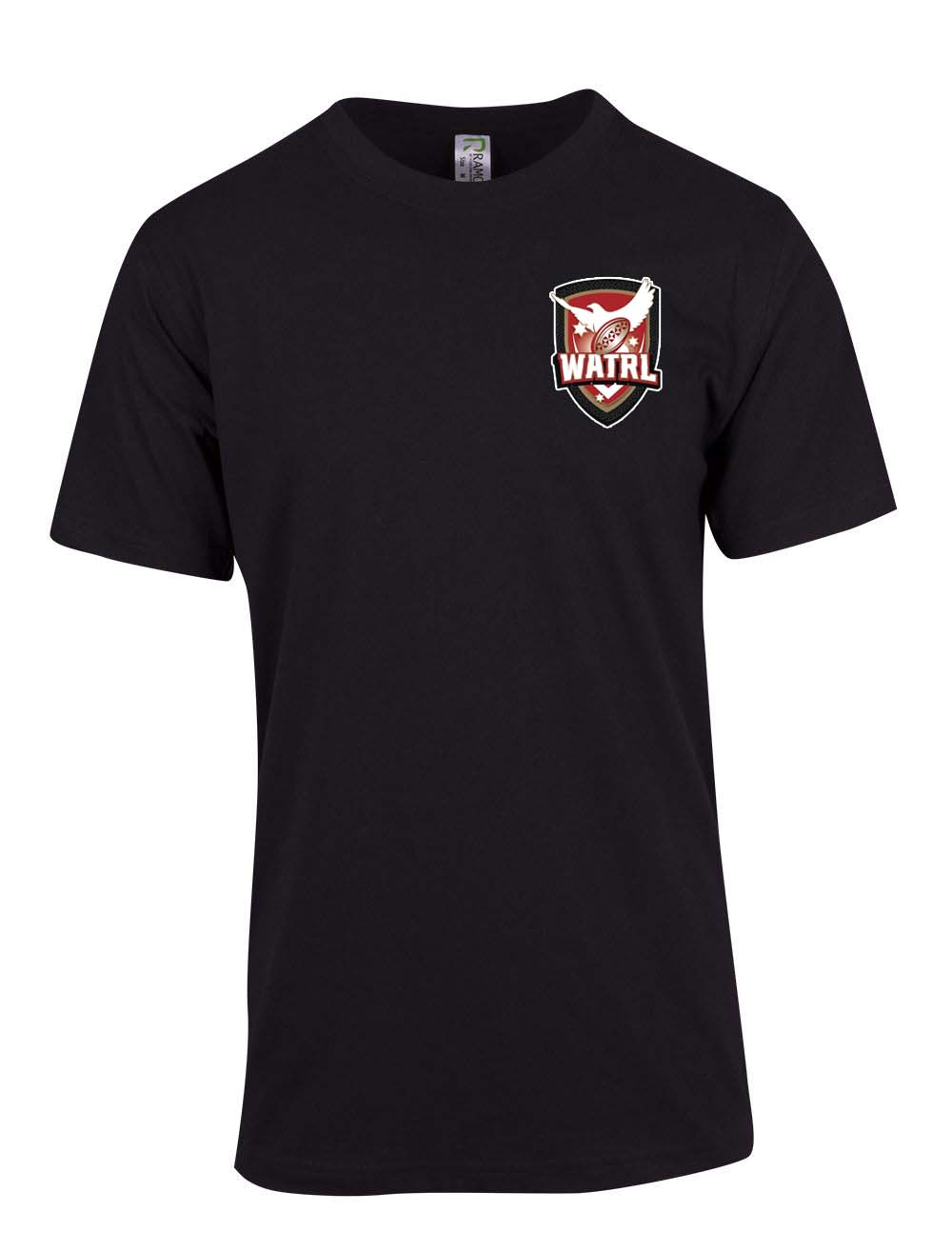 WA WATRL/ Tonga text Logo T-Shirt Double sided