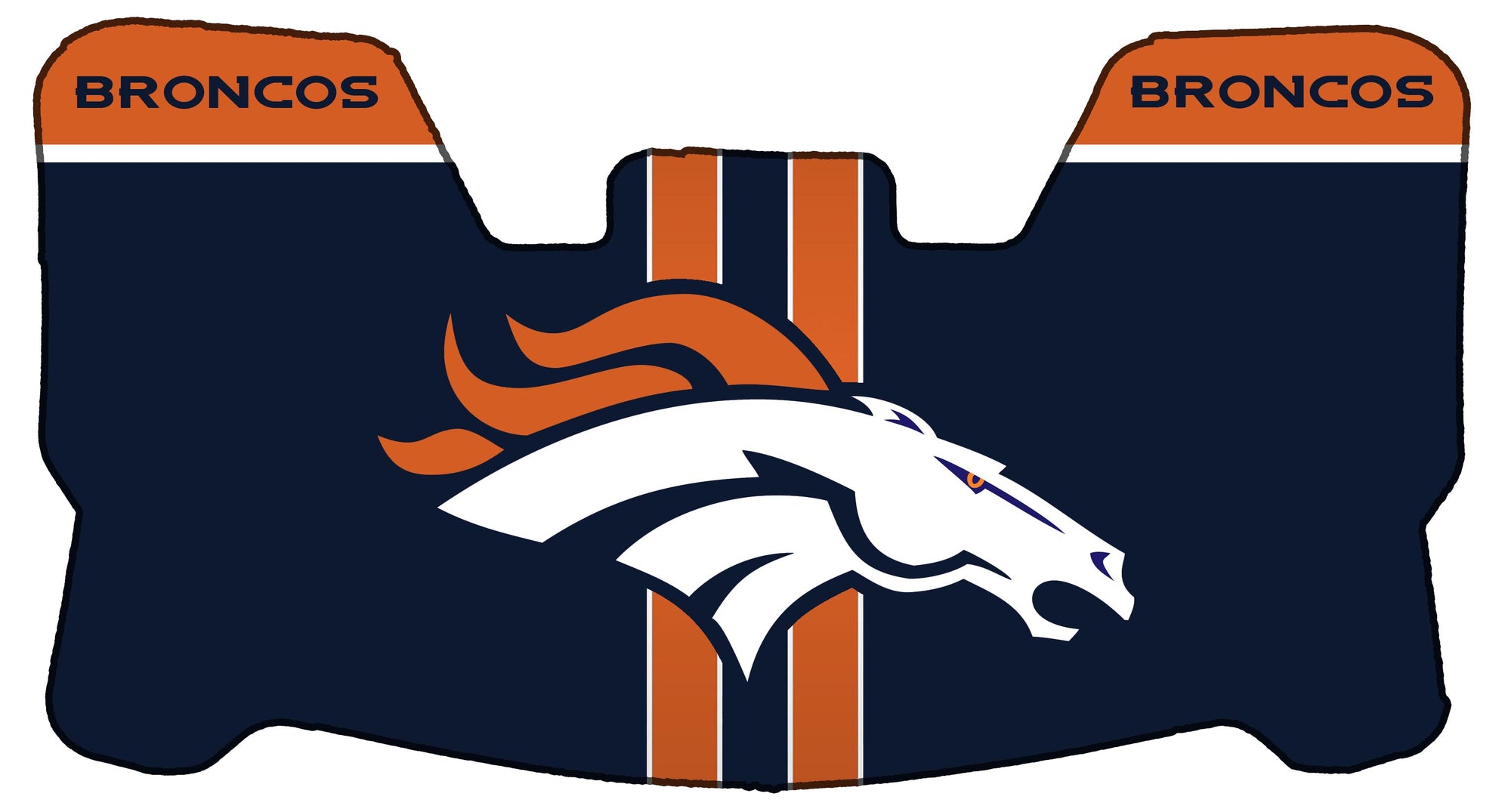 Denver Broncos Themed Custom Visor