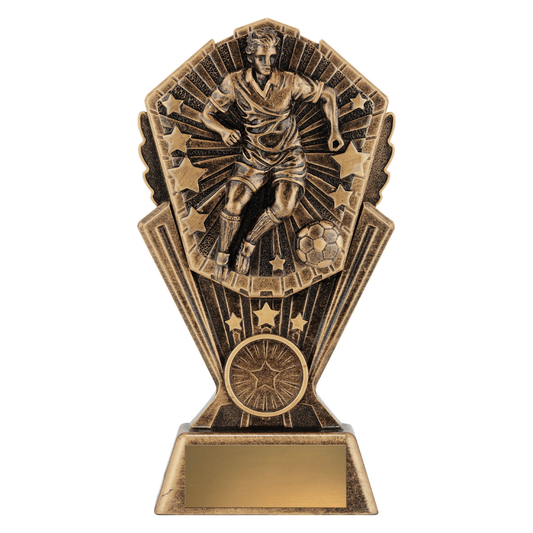 Cosmos Football male Trophy Antique gold 3 sizes