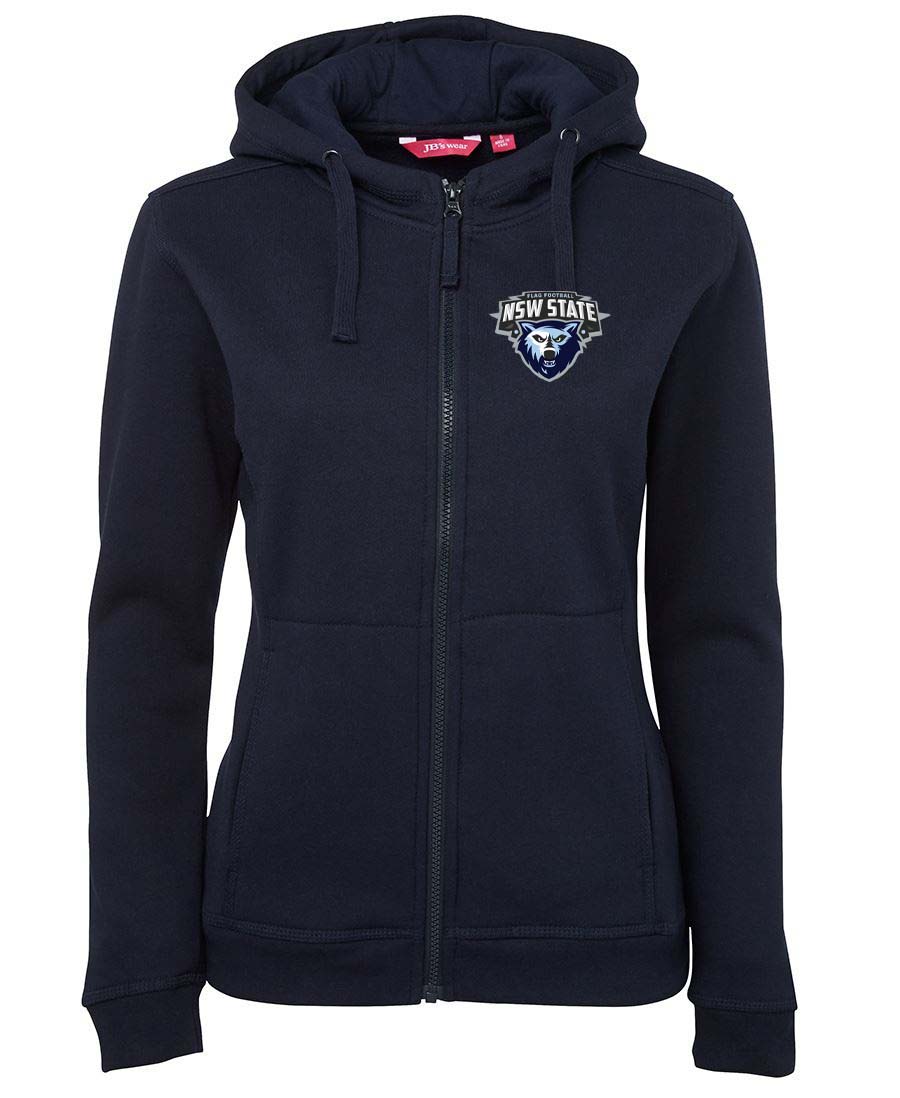 Flag football NSW Ladies Zipped Hoodie