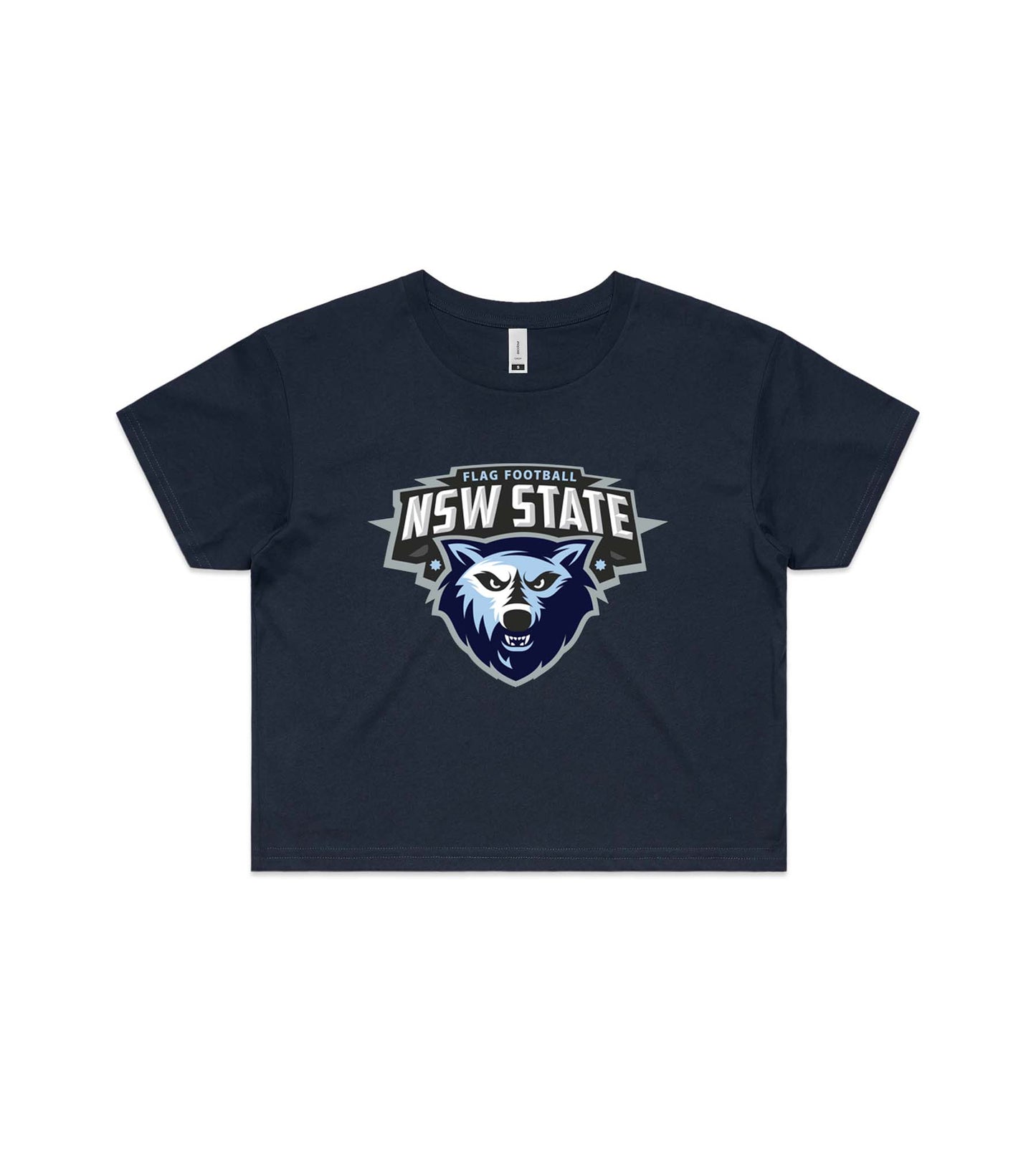 Flag Football NSW Cropped Tee - ladies