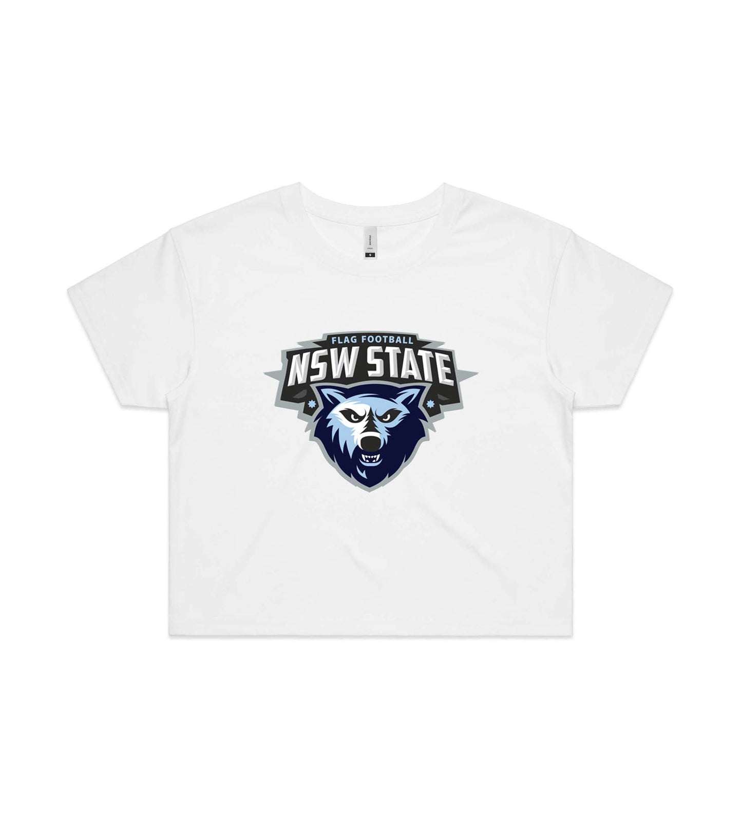 Flag Football NSW Cropped Tee - ladies