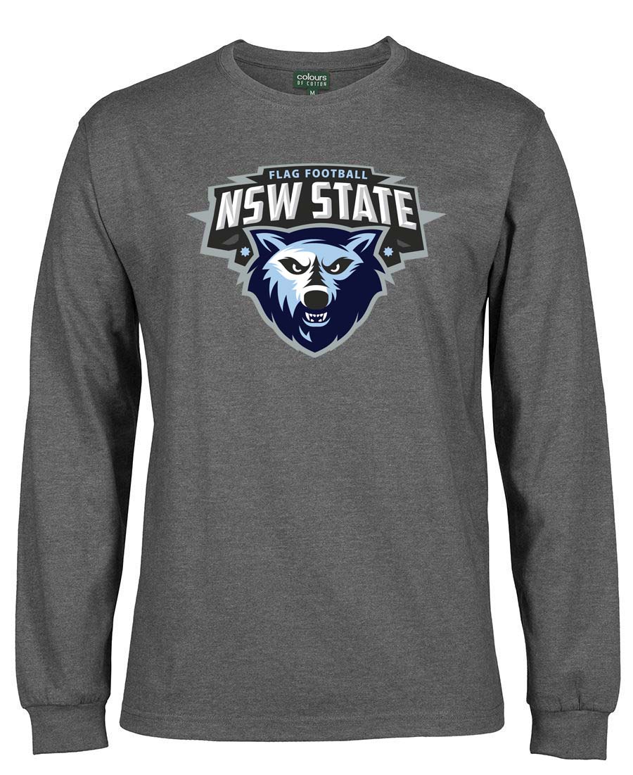 Flag Football NSW Long Sleeve state logo