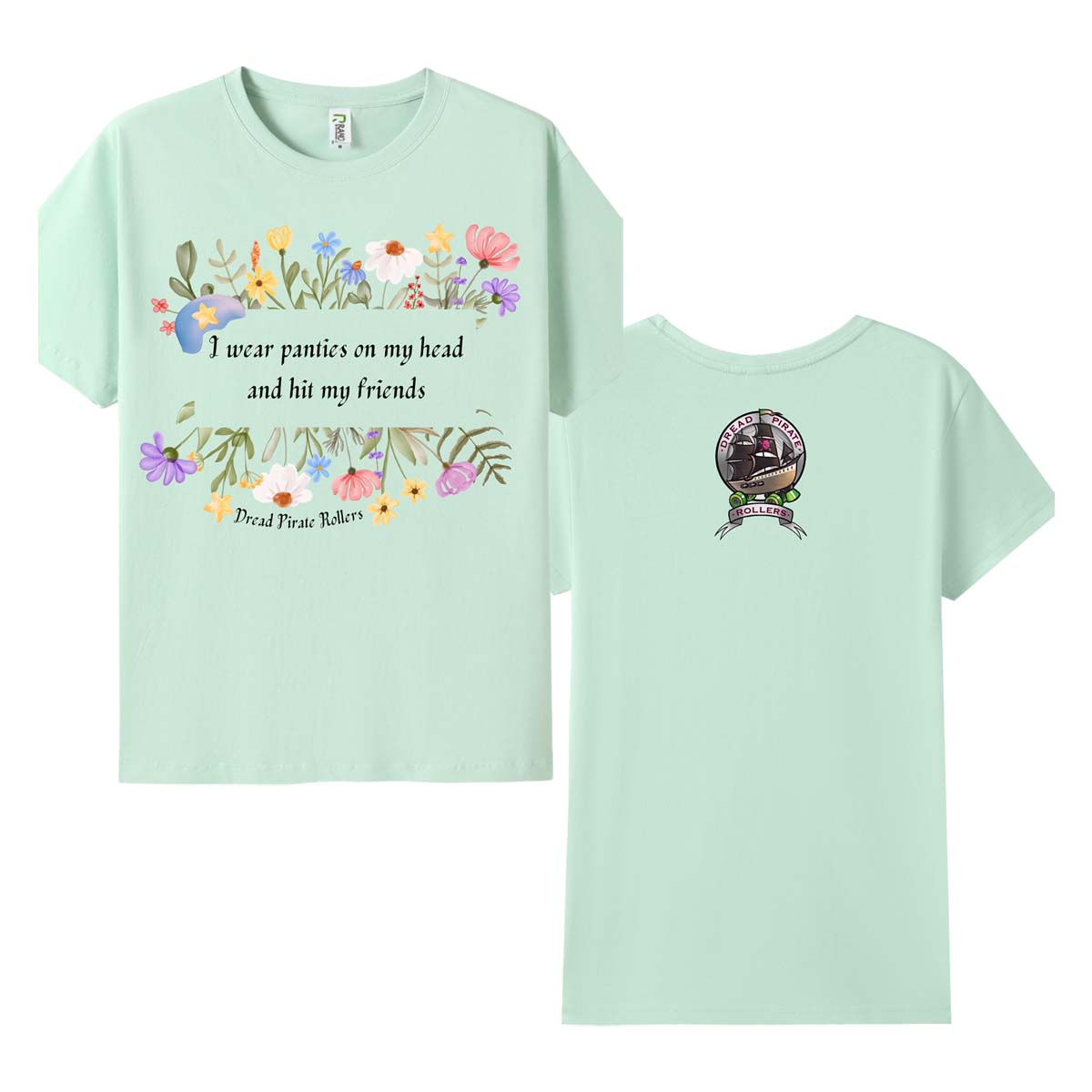 Dread Pirate Rollers Double sided t-shirt