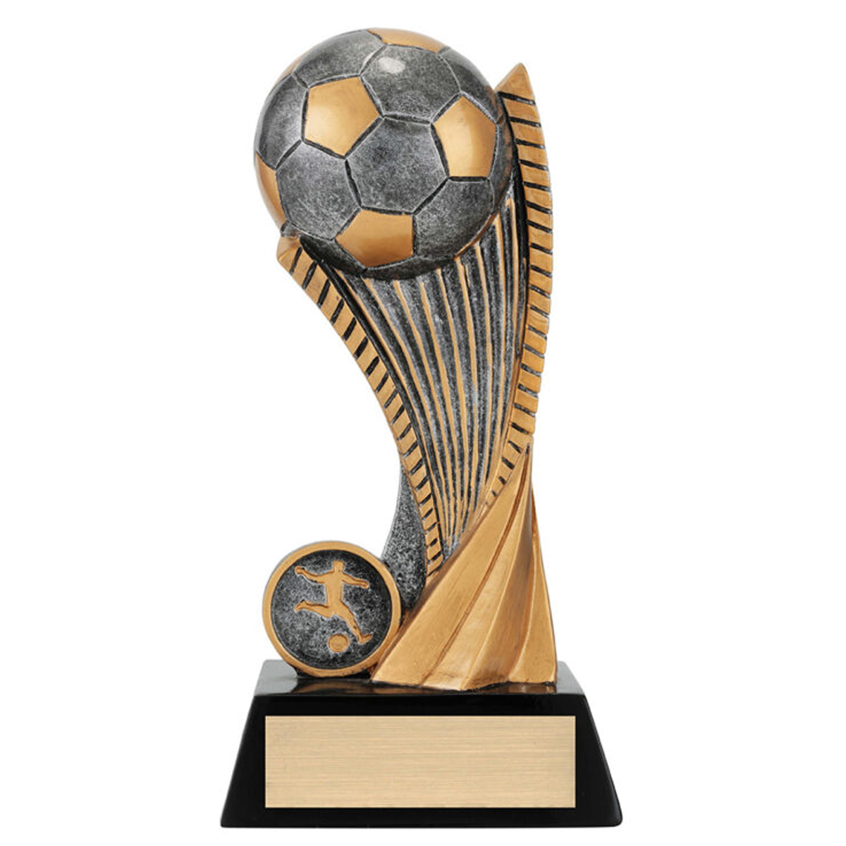 Football Arch Trophy Antique Silver 3 sizes