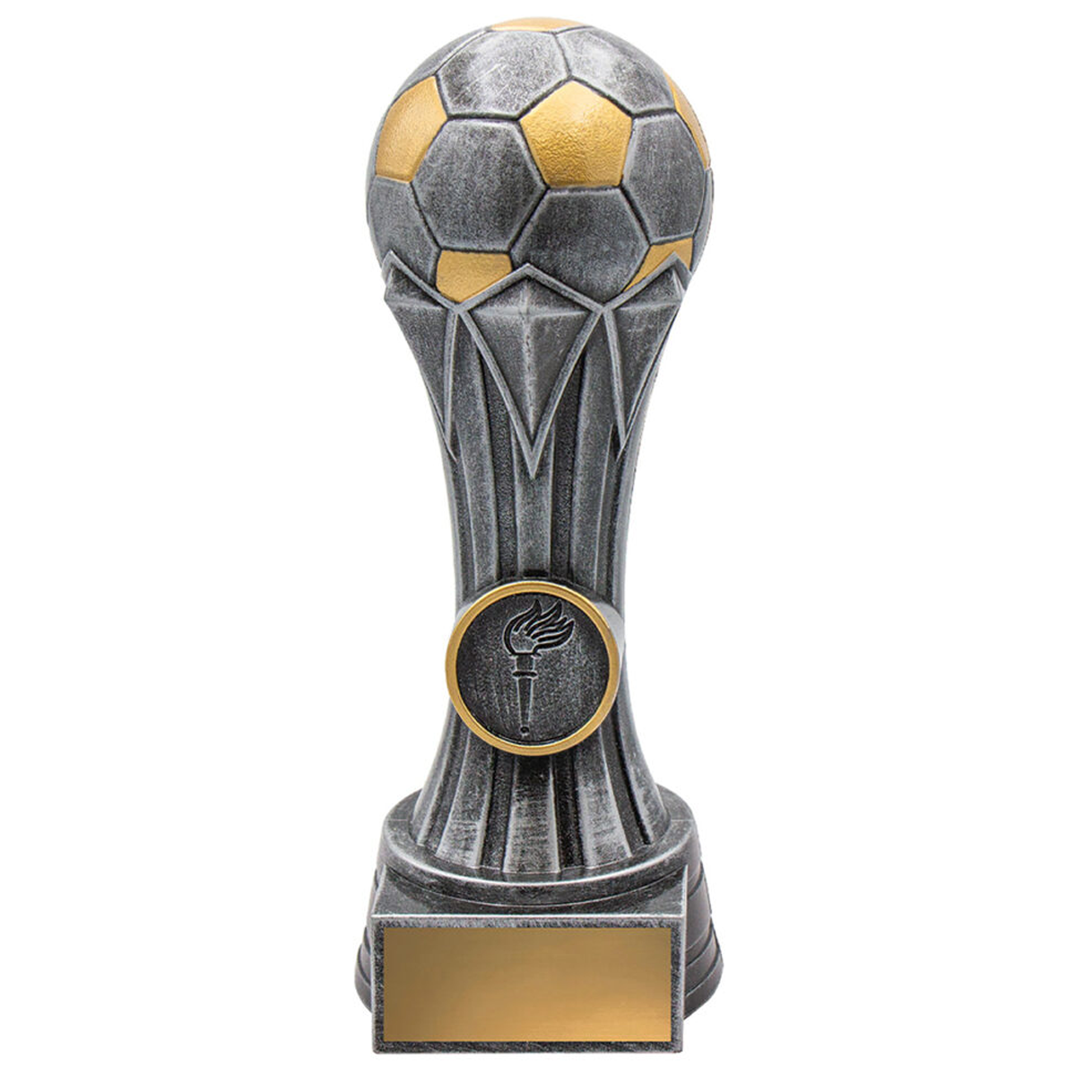 Football GEM Antique Silver 5 sizes