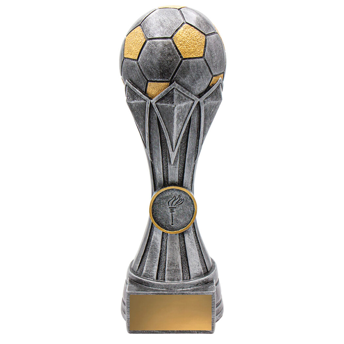 Football GEM Antique Silver 5 sizes