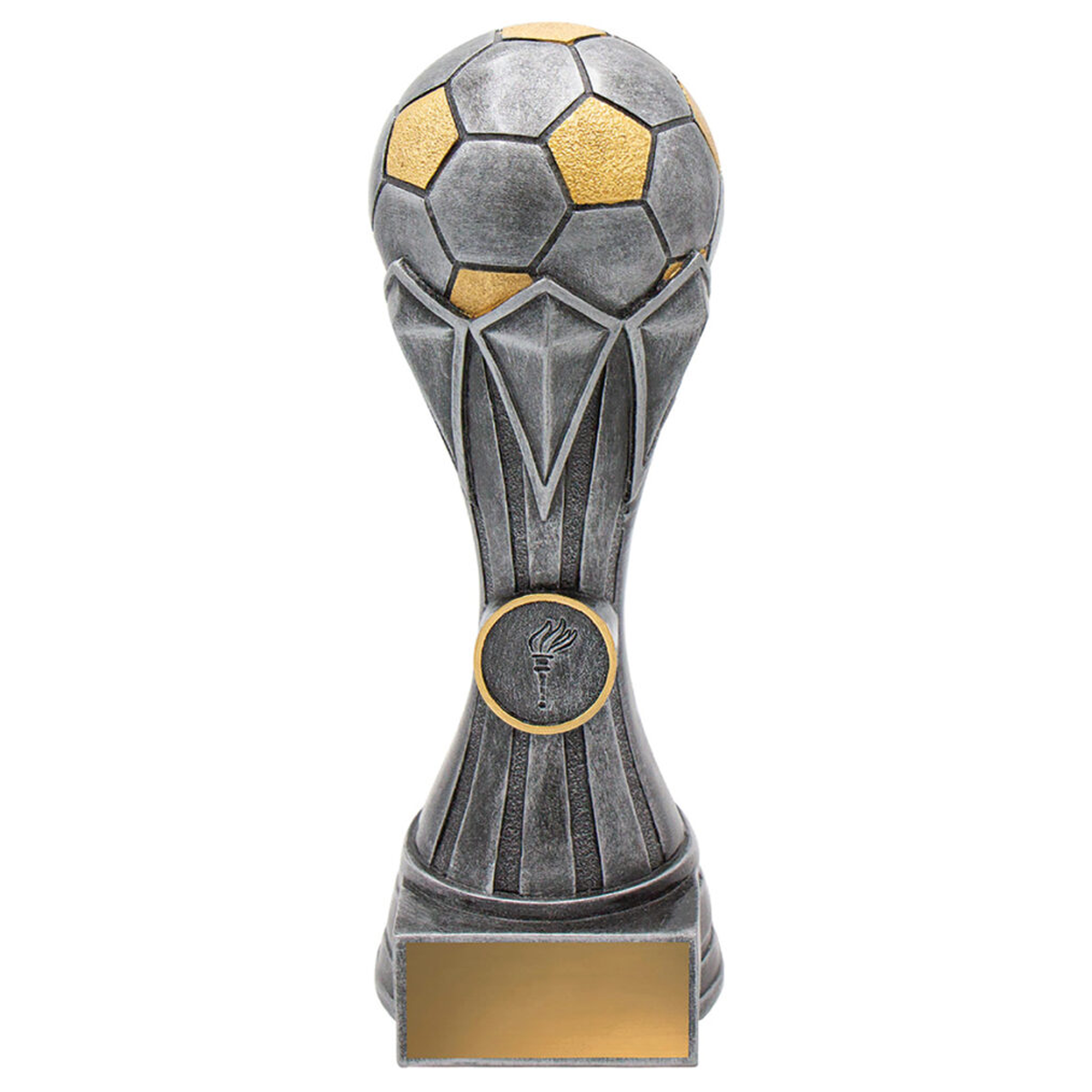 Football GEM Antique Silver 5 sizes