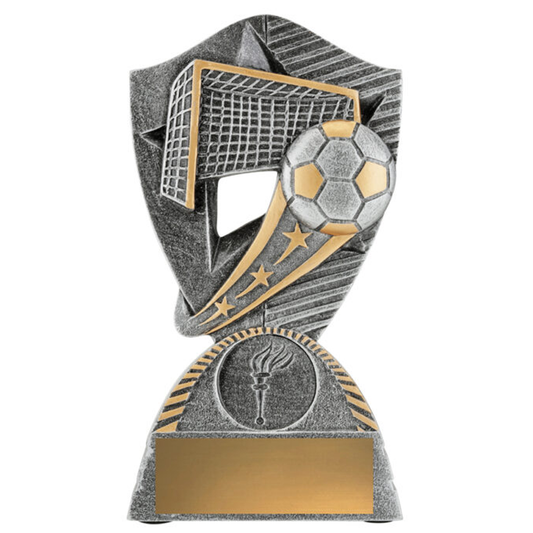 Football Gambit Trophy Antique Silver 3 sizes