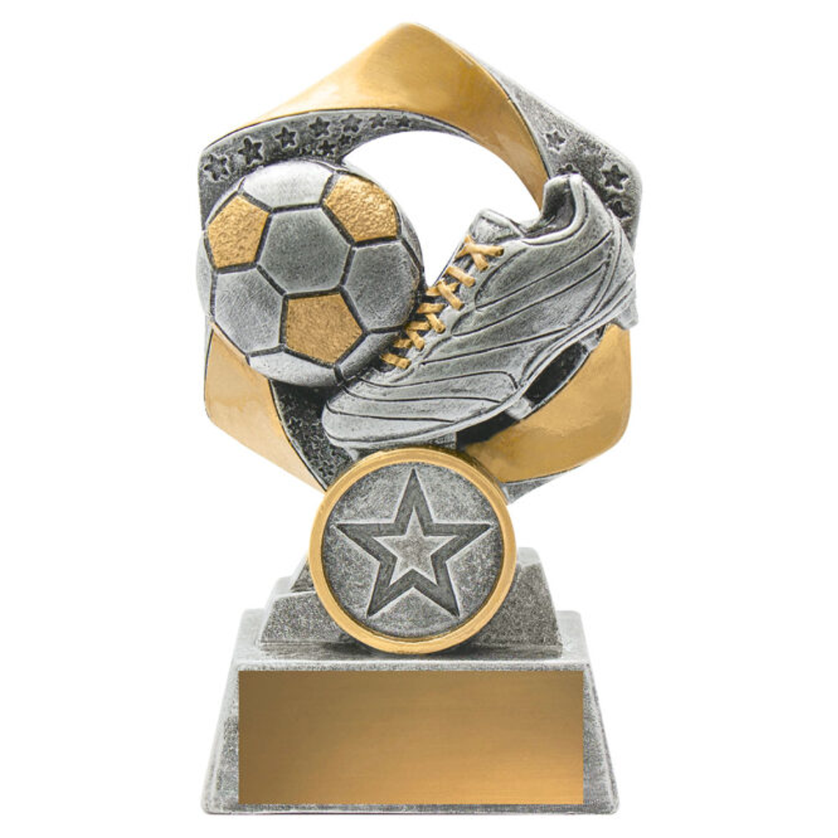 Football Hype Antique Silver & Gold 3 sizes