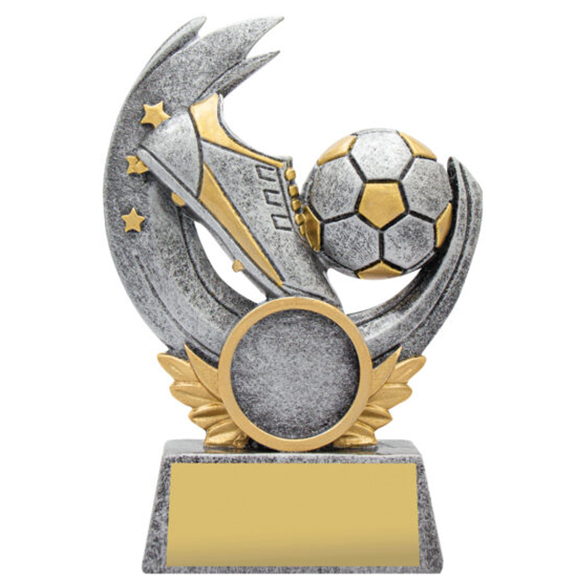 Football Lunar Antique Silver 3 sizes