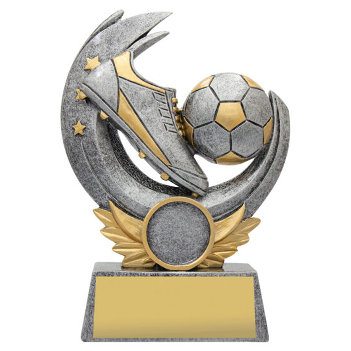 Football Lunar Antique Silver 3 sizes
