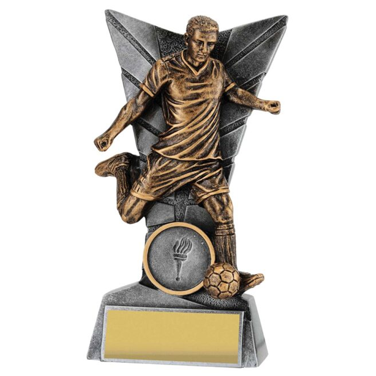 Football Male Delta Trophy Antique Gold 4 sizes