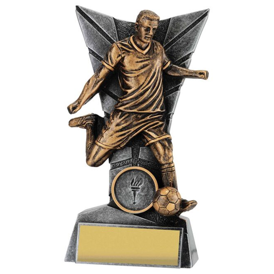 Football Male Delta Trophy Antique Gold 4 sizes