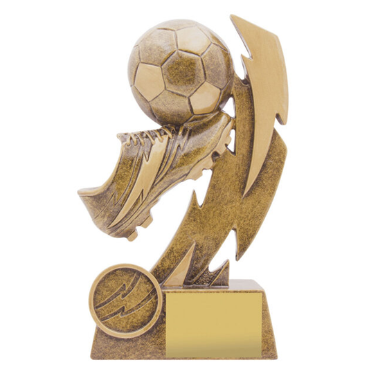Football Shazam Trophy Antique Gold 5 Sizes