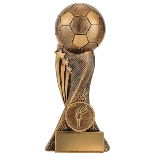 Football Star Champion Trophy Antique Gold 6 Sizes