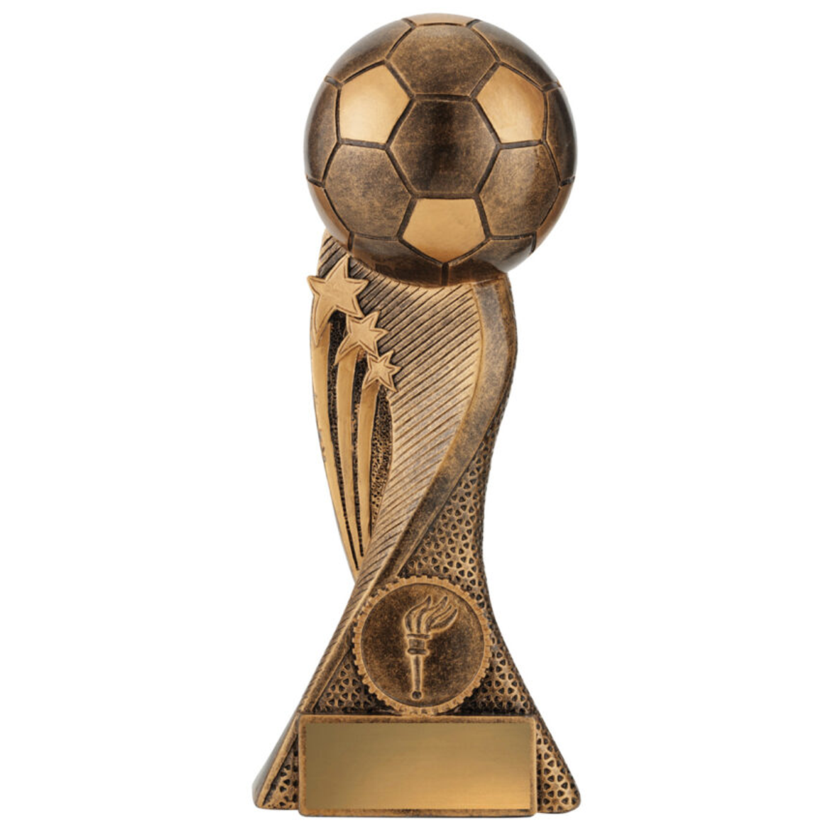 Football Star Champion Trophy Antique Gold 6 Sizes