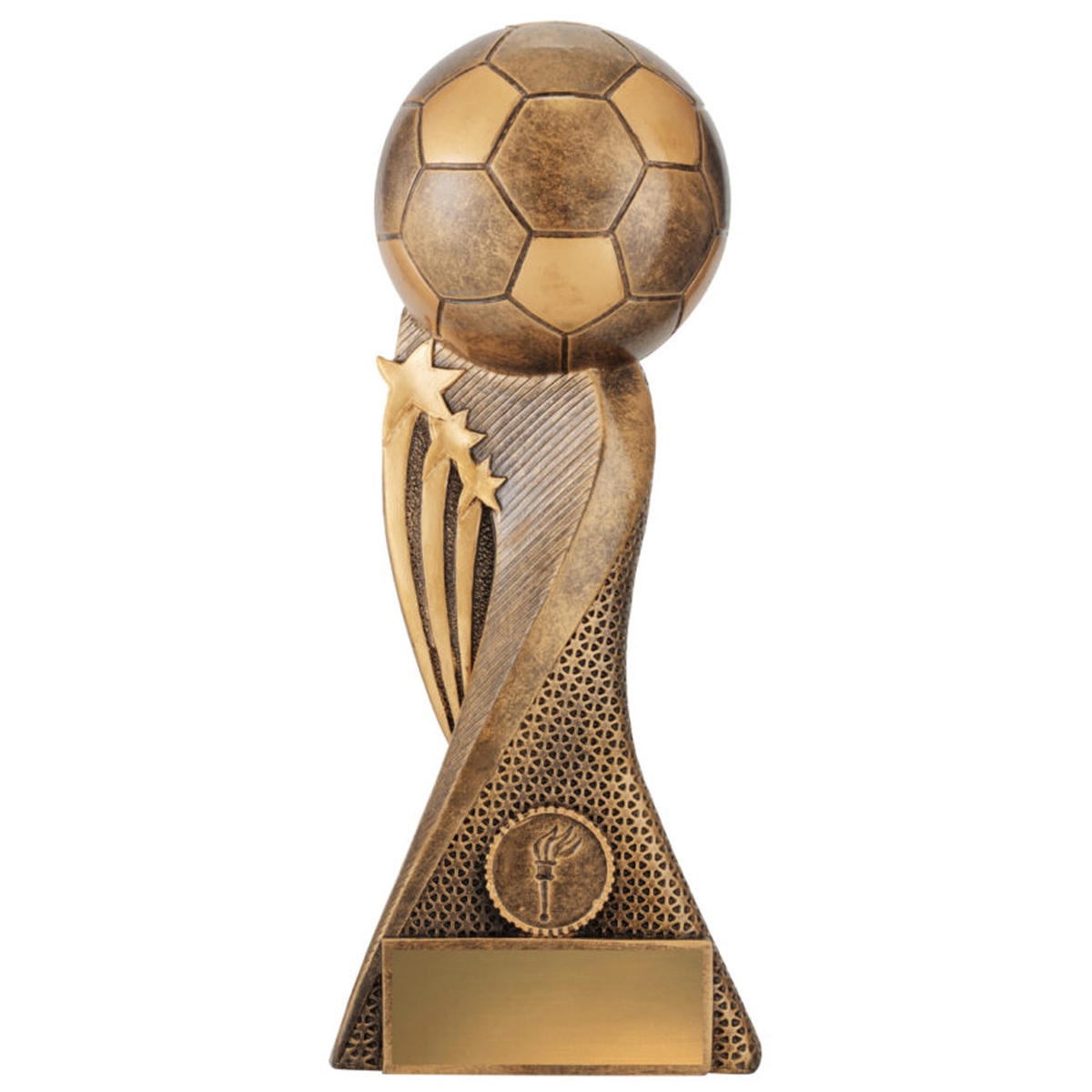 Football Star Champion Trophy Antique Gold 6 Sizes