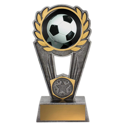 Football – Colour Polaris Trophy Antique Silver 3 sizes