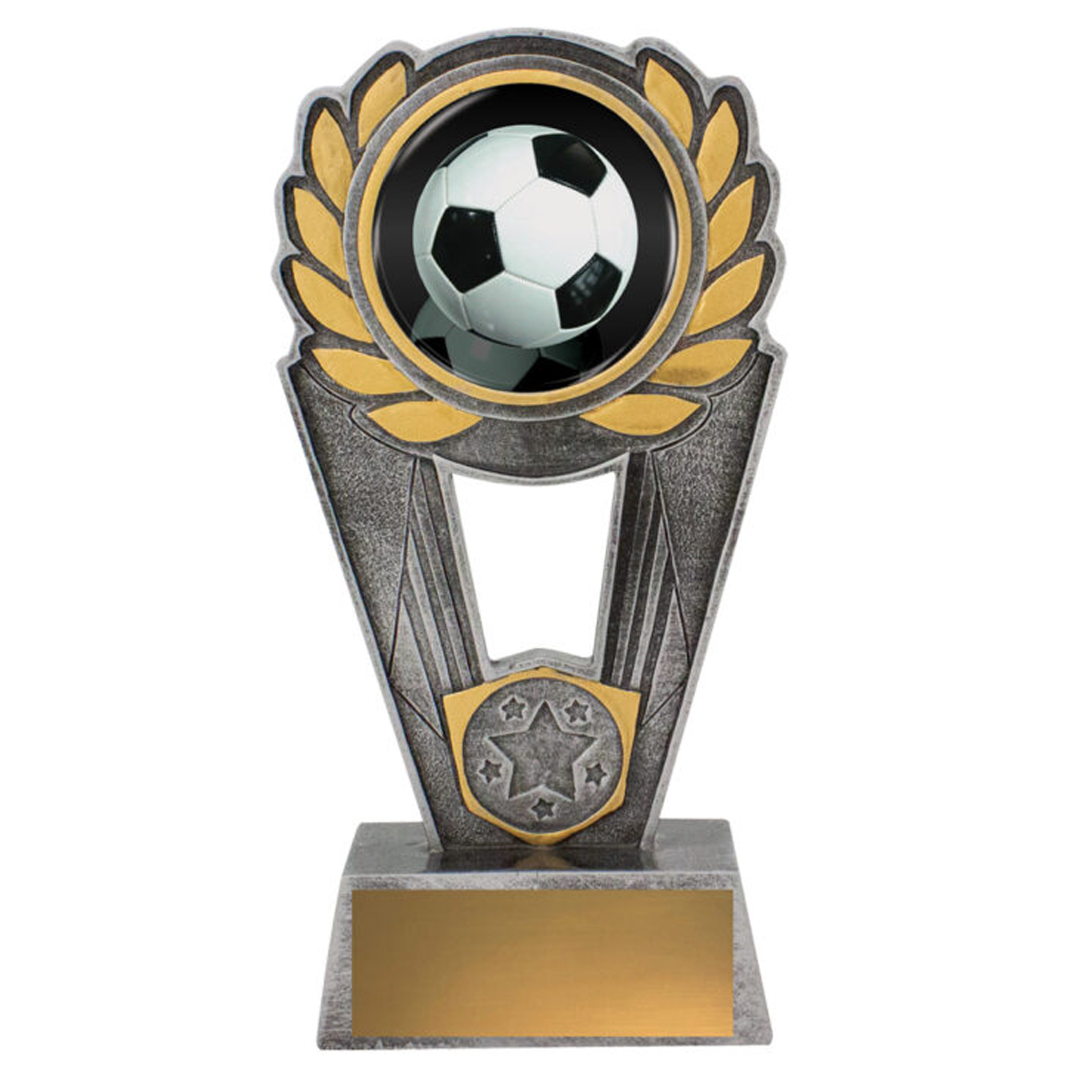 Football – Colour Polaris Trophy Antique Silver 3 sizes
