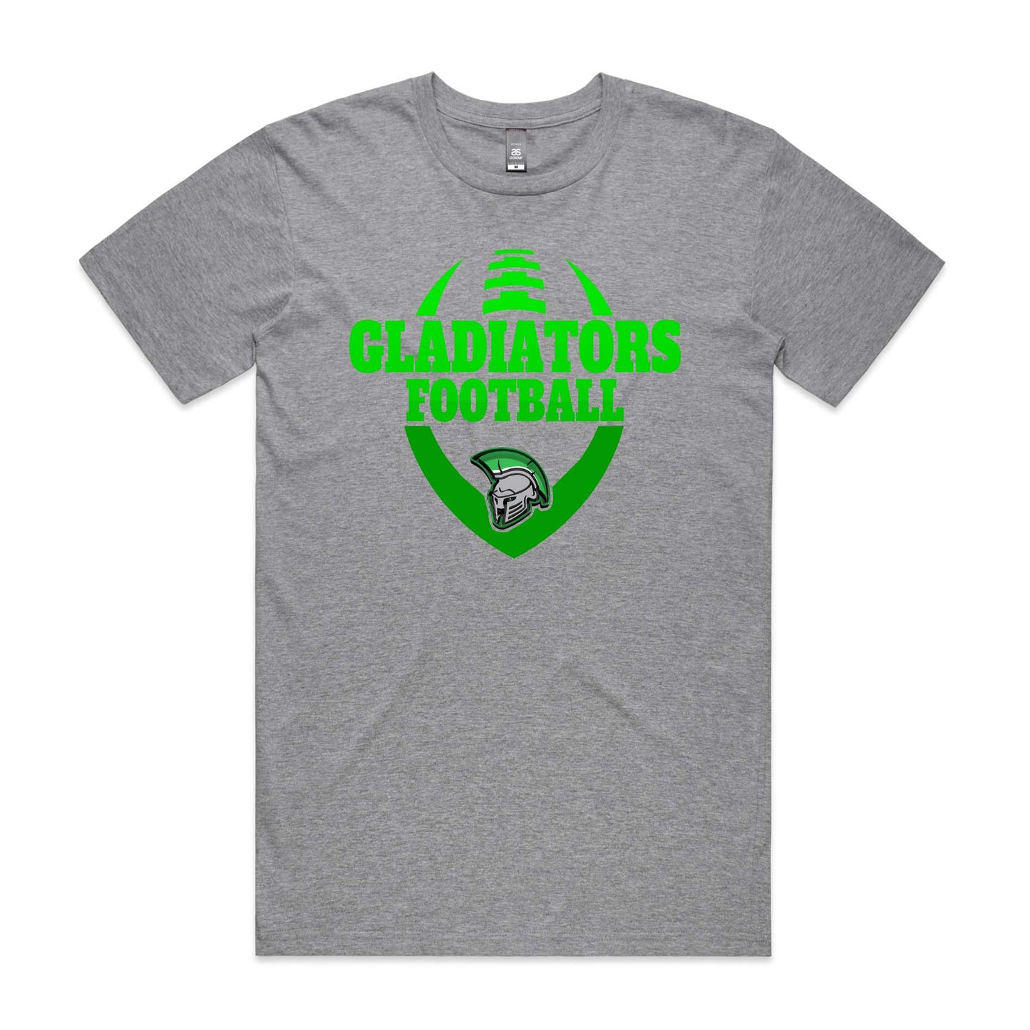 Gladiator colour fade Double Sided Logo / Name T Shirt