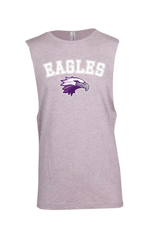 Eagles Curved Logo Muscle Tee