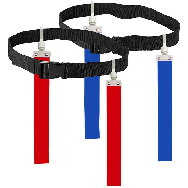 Logo / Team Printed Flag Belt with Two Flag Set