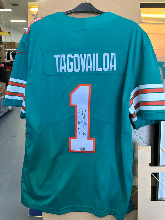 Tua Tagovailoa Nike On Field Signed Jersey